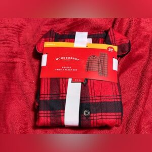 Wondershop Red Plaid Sleepwear Set